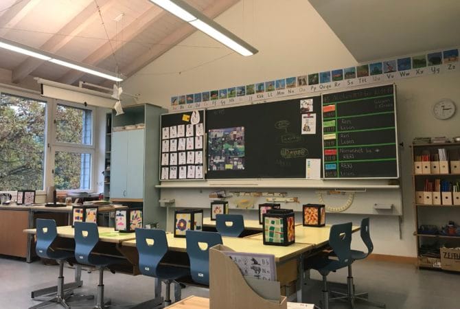 Schulzimmer der Unterstufe